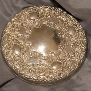 Vintage Towle Sterling Silver Handheld Compact Mirror